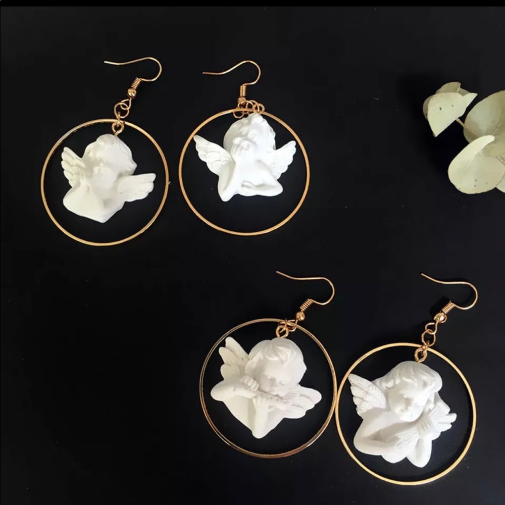 New Harajuku Cute Cupid Angel Pendant Drop earring